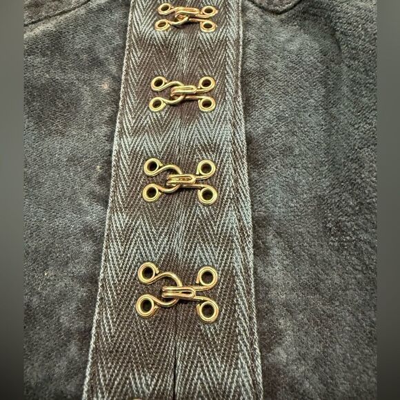 Whiskey Grade soft denim dress w/ adjustable straps and silver hardware detail - Picture 3 of 8